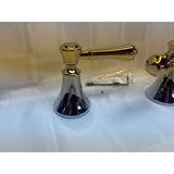 Delta Cassidy H697 Metal Lever Handle Set - Roman Tub in Chrome Finish