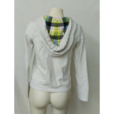 Hurley Women's Small Ivory Hooded knit sweater jacket