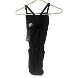 Speedo Solid Flyback Training Suit - Women's 819016006 Black Size 26 NWT