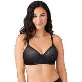 Wacoal 856303 Womens Back Appeal Wirefree T-Shirt Bra Black