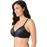 Wacoal 856303 Womens Back Appeal Wirefree T-Shirt Bra Black