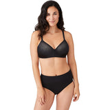 Wacoal 856303 Womens Back Appeal Wirefree T-Shirt Bra Black