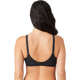 Wacoal 856303 Womens Back Appeal Wirefree T-Shirt Bra Black