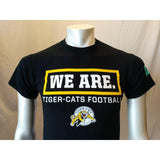 Tiger-Cats Football CFL Tee Men's Size Small Black Crew Neck Graphic T Shirt