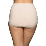 Vanity Fair 15320 Perfectly Yours Cotton Brief Panties 3 Pack 6/Med. Fawn NWT