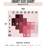 Smart & Sexy SA874 Womens Signature Lace Deep V Bralette Buff