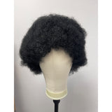Wallden Hair 70s Mens Afro Wig + Glasses+ Golden Chain