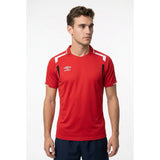 Umbro Youth Extra Large Red  With White And Black Accents Polyester  Pullover T