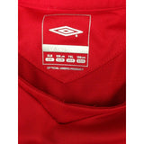 Umbro Youth Extra Large Red  With White And Black Accents Polyester  Pullover T