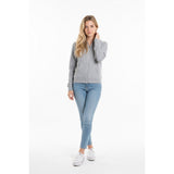 H&M Full Zip Hoodie Women's Size XS Gray Long Sleeve Cotton Blend Jacket