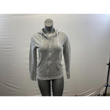 H&M Full Zip Hoodie Women's Size XS Gray Long Sleeve Cotton Blend Jacket