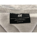H&M Full Zip Hoodie Women's Size XS Gray Long Sleeve Cotton Blend Jacket