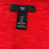 Gap Sweater Women's Small Dark Pink 3/4 Sleeve Cotton/Rayon Crew Neck Pullover