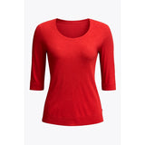 Gap Sweater Women's Small Dark Pink 3/4 Sleeve Cotton/Rayon Crew Neck Pullover