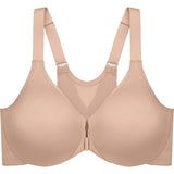 Glamorise Womens Wonderwire Posture Back Bra Underwire #9265 Cafe