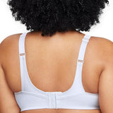 Glamorise 1066 44DD No Bounce Wirefree Sport Bra White