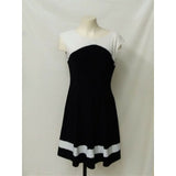 CHAPS Women's M black and white dress sleeveless