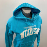 University Of Windsor Hoodie Women's Size Small Blue Long Sleeve Hooded Sweatshirt