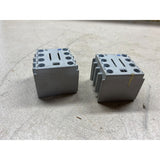 AB Allen Bradley 100F Ser A 650v 10A Ser A Relay Bases Used Lot Of 2