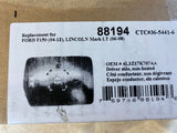 88194 - Fit System Driver Side Non-heated Mirror Glass W/ Backing Plate Ford F150 04-08 F150 09-14 Mark LT 06-08 6 13/ 16 X 9 1/ 8 X 1