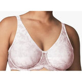 WonderBra Molded Print 2 Ply Seamless Underwire Bra Style 7416  Rose Pink