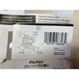 PLPCI N 684 3 Wheel Roller Assembly Nylon1" Wheel O.D