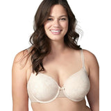 Wonderbra E1321H Womens Lightly Lined Full Coverage Bra Porcelain