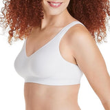 Hanes MHG796 Cozy Pullover Comfort Evolution Bra Size XL White NWT