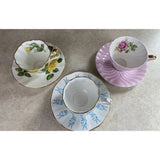 Lot Of Three Tea Cup And Saucer Sets Adderley/Elizabethan & Crown China