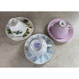 Lot Of Three Tea Cup And Saucer Sets Adderley/Elizabethan & Crown China