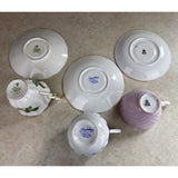 Lot Of Three Tea Cup And Saucer Sets Adderley/Elizabethan & Crown China
