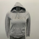 Aeropostale Women's Hoodie Sweatshirt Size Small Gray Cotton Poly