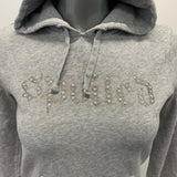 Aeropostale Women's Hoodie Sweatshirt Size Small Gray Cotton Poly