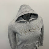 Aeropostale Women's Hoodie Sweatshirt Size Small Gray Cotton Poly