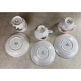 Lot Of Three Tea Cup And Saucer Sets Vale, Sadler And Viceroy