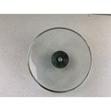 8" Glass Universal Cooking Pot Lid With Cool Touch Handle And Stainless Rim USED