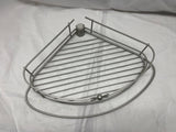 BINO Tension Pole Corner Shower Caddy - Nickel- Replacement shelf w/towel bar