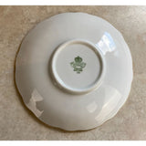 Aynsley England Baby Blue With Blossom Inner Flowers Bone China Tea Cup And Saucer Set