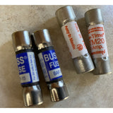 1- Bussmann CDN15 Fuse /2- Bussmann BAF-15 Fuses & 2-Shawut OTM 20 AMP Fuses All New
