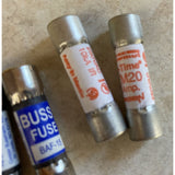 1- Bussmann CDN15 Fuse /2- Bussmann BAF-15 Fuses & 2-Shawut OTM 20 AMP Fuses All New