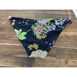 Maaji Black Bouquet Flirt Thin Side Bikini Bottom