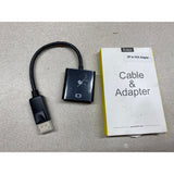 Rankie Mini DisplayPort (Mini DP) to VGA Adapter, New In Open Box