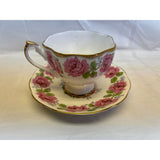 Queen Ann Lady Alexander Rose Teacup Saucer Set Fine Bone China England