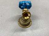 SharkBite 3/4 x 3/4 Inch MHT 45 Degree Hose Bibb, Multi Turn, Push To Connect