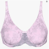 WonderBra Molded Print 2 Ply Seamless Underwire Bra Style 7416  Rose Pink