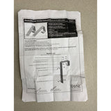 Mayne 3833 Adjustable Deck Rail Brackets Black New