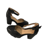 kkdom Women's 6 (225) High Heels Closed Toe Platform Chunky Pumps Wedding Shoes
