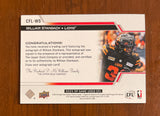 2025 Upper Deck CFL SP Game Used Autograph William Stanback CFL-WS Lions