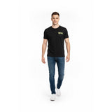 Whiskey Rocks Men's Concert Tee Size Medium Black Short Sleeve Cotton Graphic T