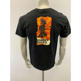 Whiskey Rocks Men's Concert Tee Size Medium Black Short Sleeve Cotton Graphic T